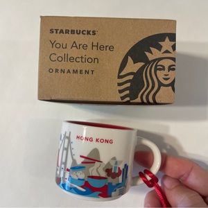 Starbucks Hong Kong “you are here” collection ornament. New.